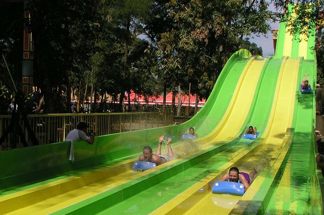 Mat Racer Water Slide - Xocomil, Guatemala