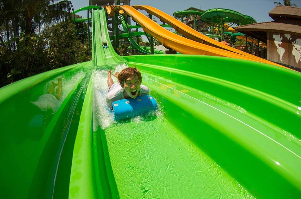 Mat Racer Water Slide - Waterbom Bali, Kuta, Bali