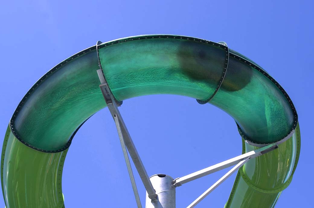 Giant Water Slide AquaTube - Calypso Waterpark, ON, Canada