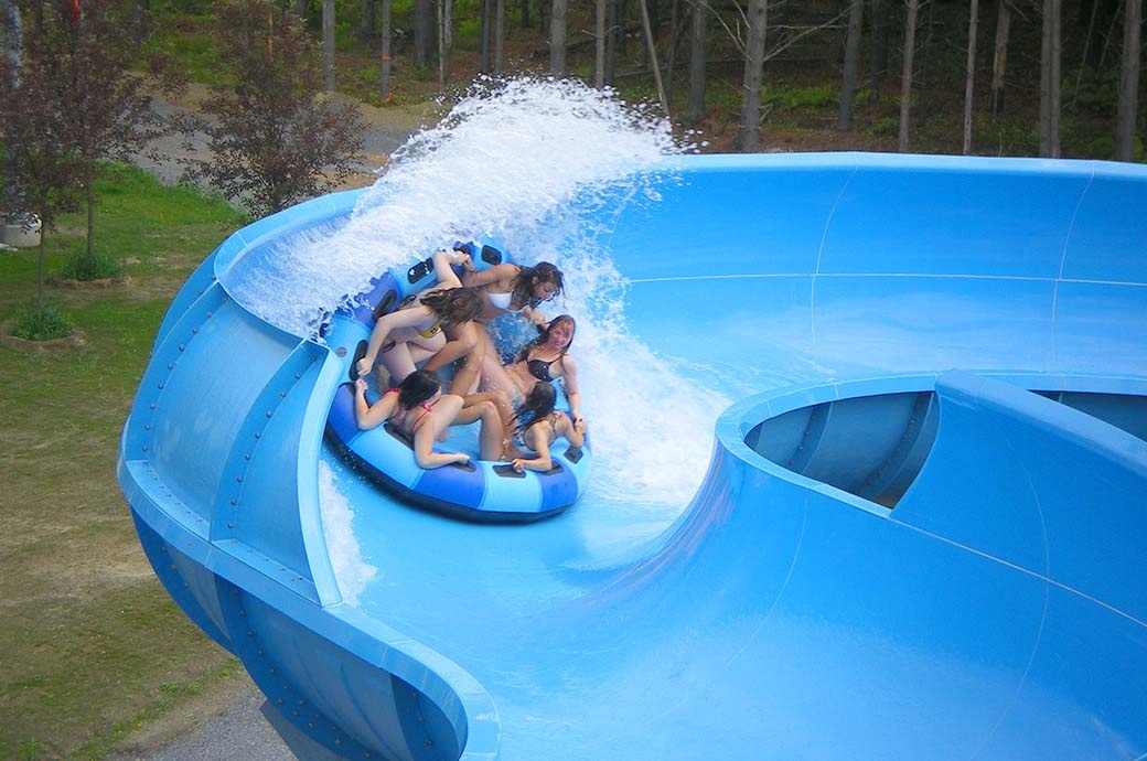 Family Raft Ride - Calypso Waterpark, Ottawa, ON, Canada