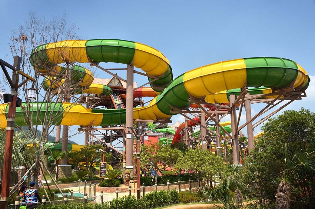 Family Raft Ride - Lotte Gimhae Water Park, Korea