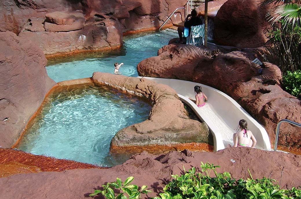 Mini Body Slides for Kids - Atlantis Resort, Bahamas