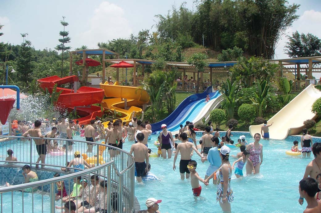 Mini Body Slides for Kids - Chimelong Waterpark, Guangzhou, China