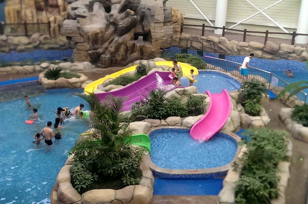 Kids Body Slides for Kids Nantong Adventure Kingdom Water World, Jiangsu, China