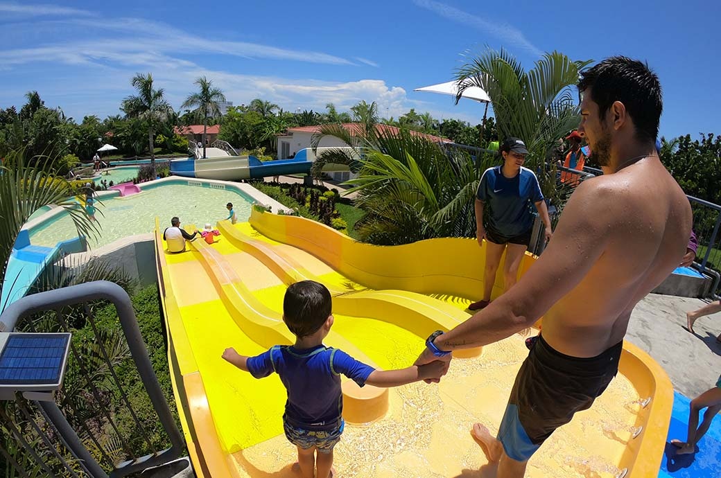 Mini Multi Lane Water Slide Aquatico Inbursa Veracruz, Mexico