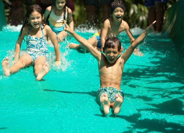 Mini Ramp Slide for Kids - Waterbom Bali, Kuta, Bali