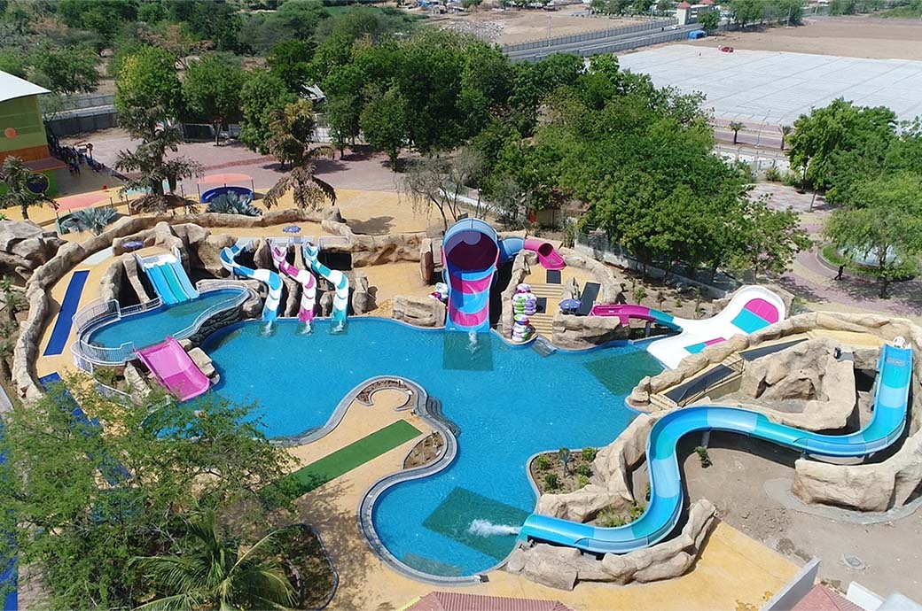 Mini Rattler Kids Water Slide - Shankus Water Park and Resort, Gujarat, India