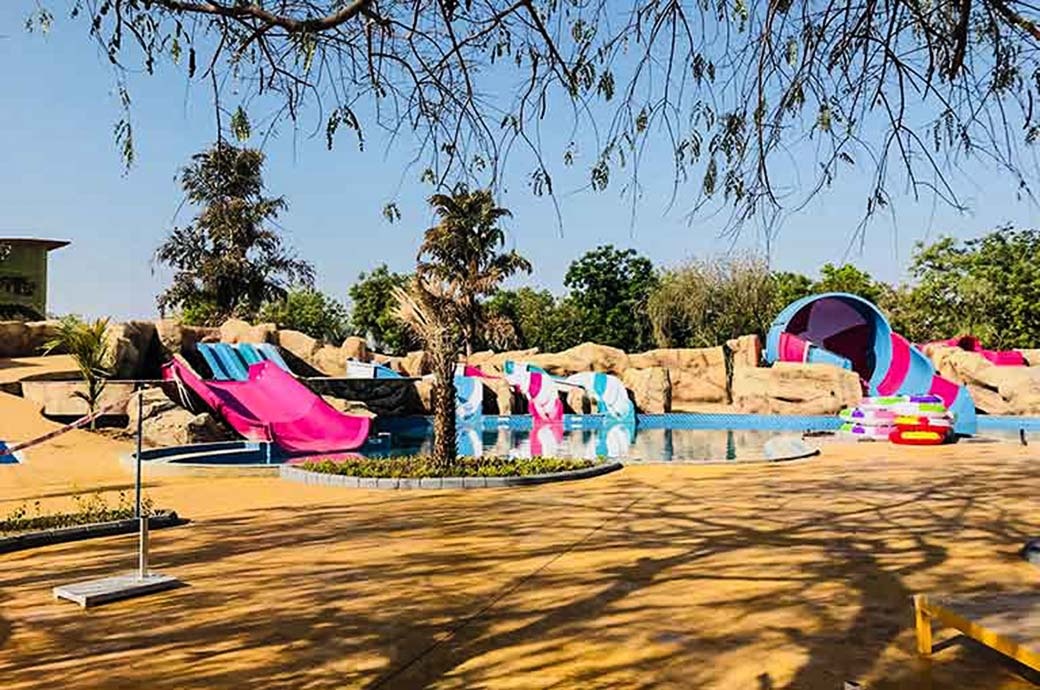 Mini Rattler Kids Water Slide - Shankus Water Park and Resort, Gujarat, India