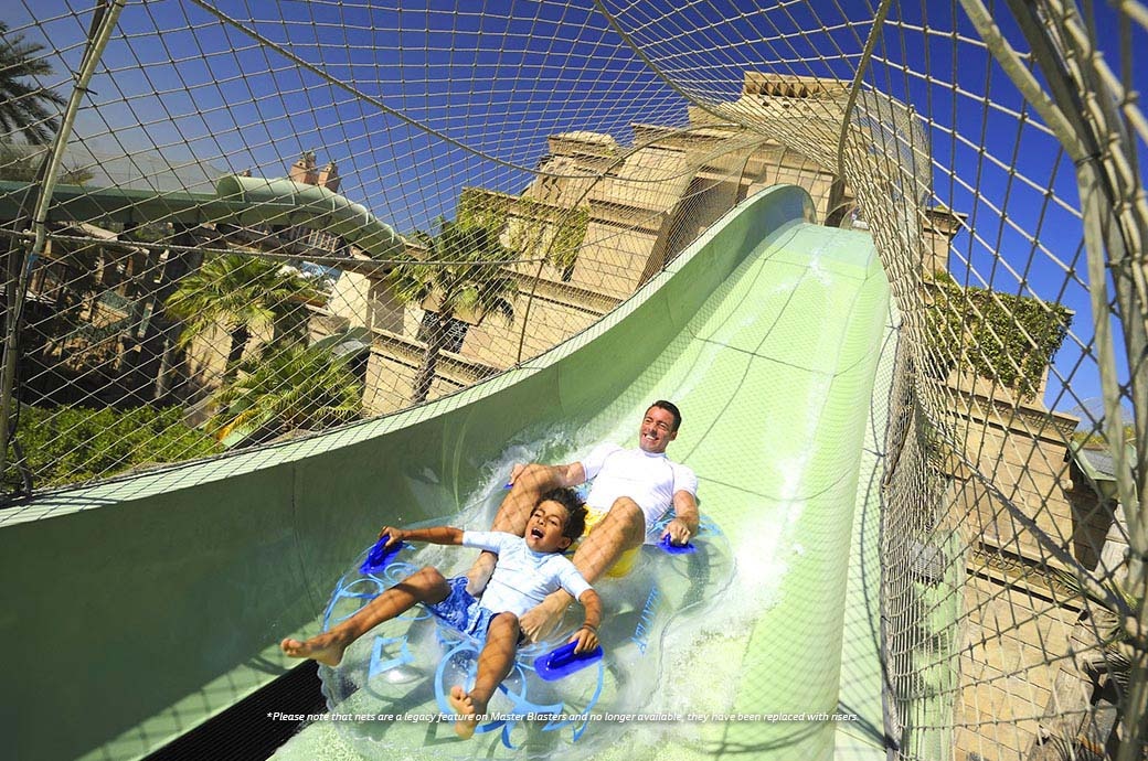 Dual Master Blaster Water Slide – Aquaventure Waterpark, Atlantis The Palm, Dubai, UAE