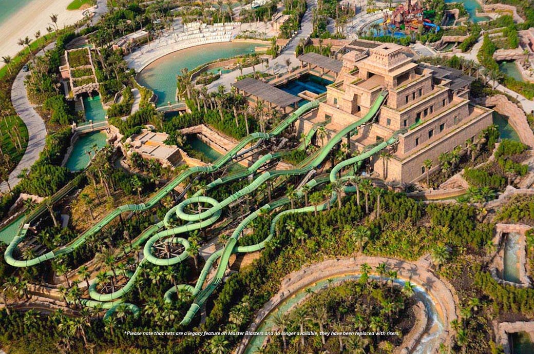 Dual Master Blaster Water Slide – Aquaventure Waterpark, Atlantis The Palm, Dubai, UAE