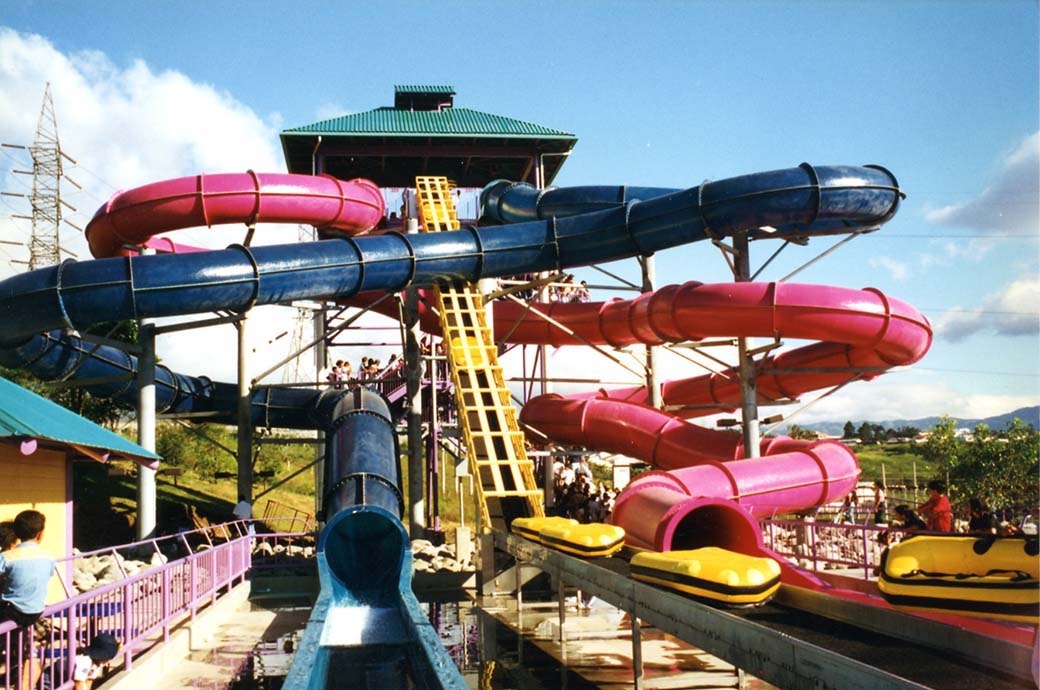 Water Coaster Water Ride - Parque De Diversiones, Costa Rica