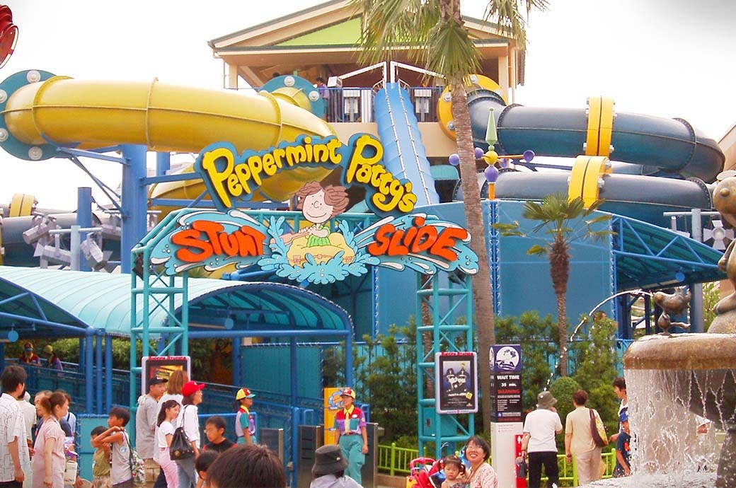 Water Coaster Water Ride - Universal Studios, Japan