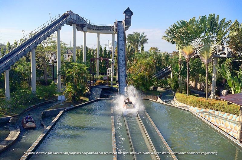 Log Flume Ride – Enchanted Kingdom, Philippines