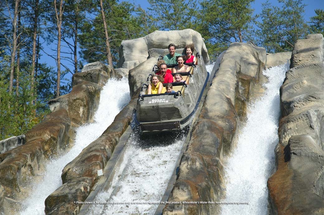 Super Flume - Dollywood Theme Park, TN, USA