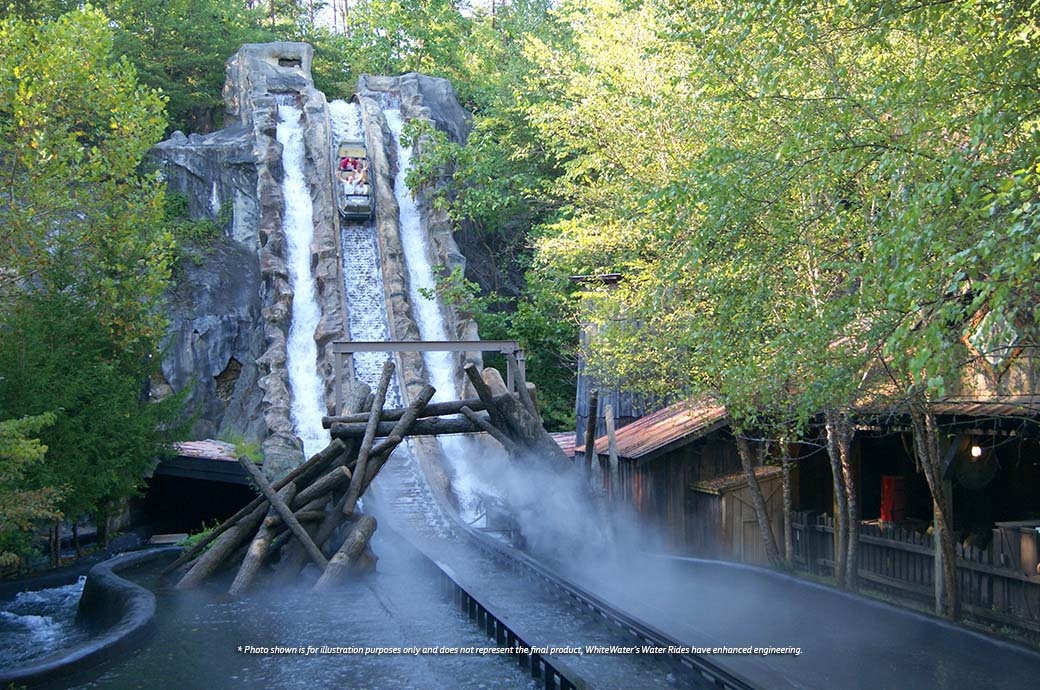 Super Flume - Dollywood Theme Park, TN, USA