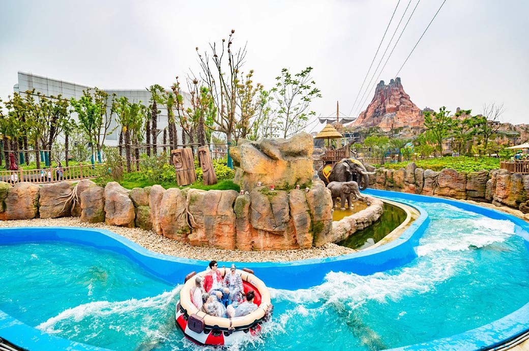 Spinning Rapids Ride Manufactuer Haichang Ocean Park, Shanghai, China