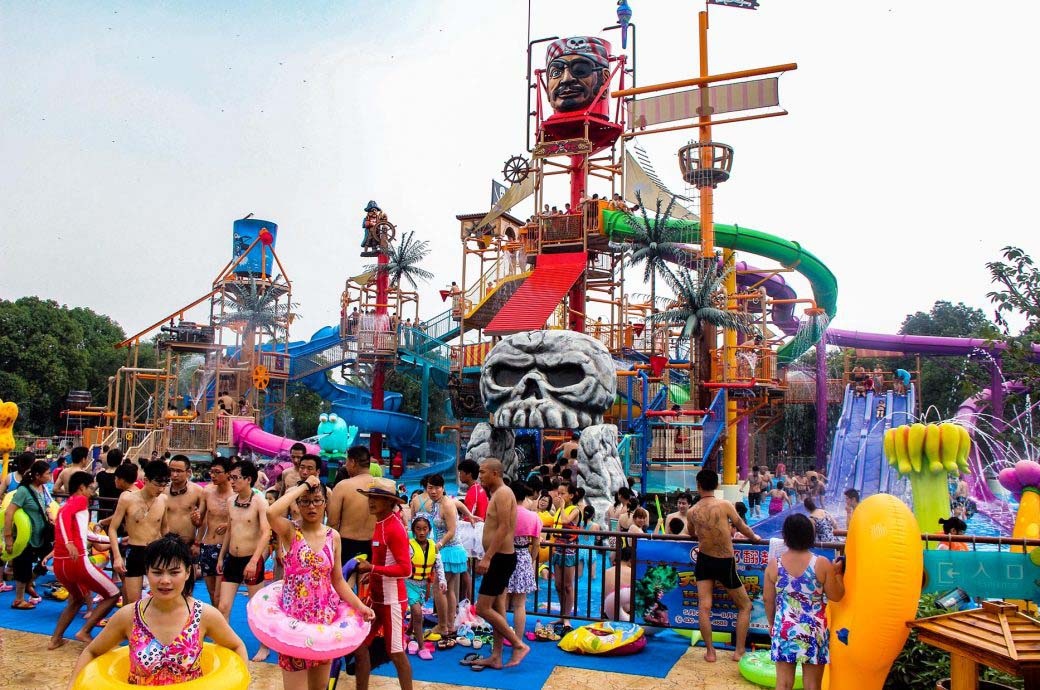 FusionFortress 10 Water Play Structure Supplier Tianmu Lake Water World, Liyang, China