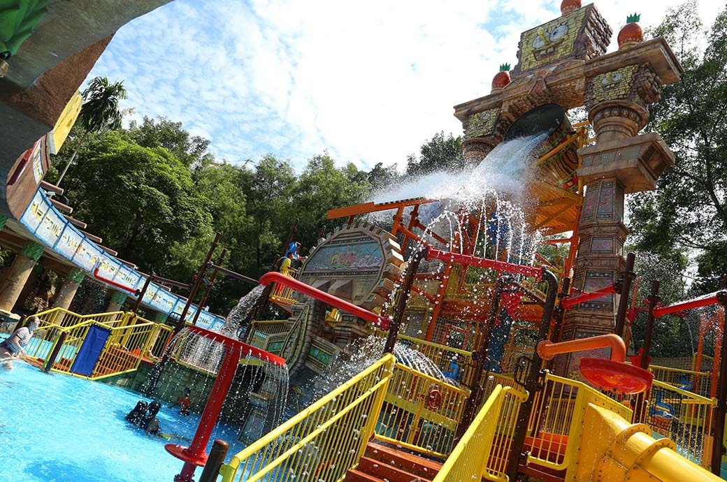 RainFortress RF5 Water Play Structure Manufacturer Sunway Lagoon, Malaysia