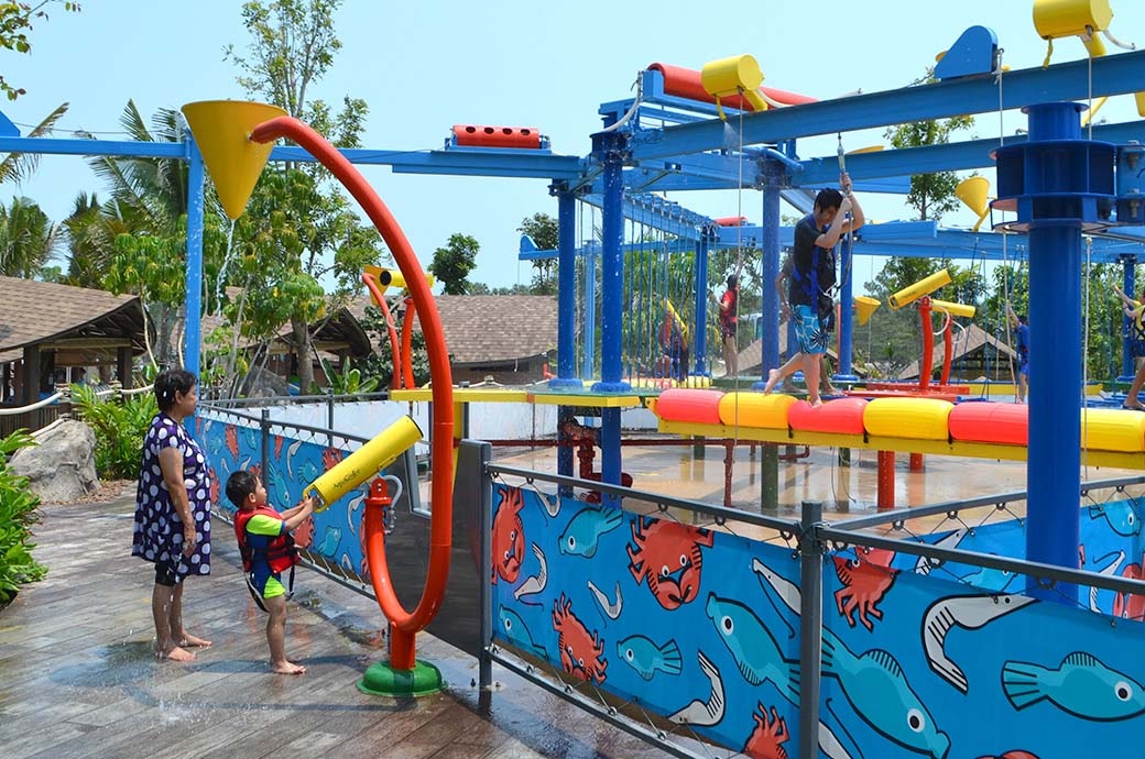 AquaCourse Harnessed Water Play Structure Supplier Vana Nava Water Jungle, Hua Hin, Thailand
