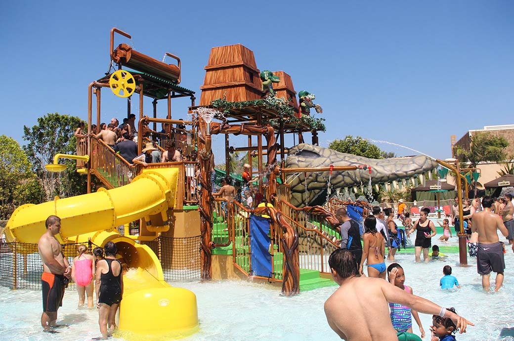 AquaPlay manufacturers Water Play Structure AP1050 - Legoland, CA, USA