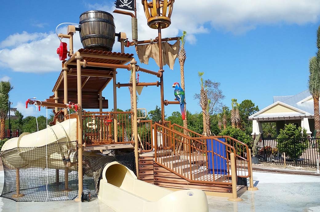 AquaPlay AP150 Water Play Structure Developers - Arbor Lakes at Palmer Ranch, FL, USA