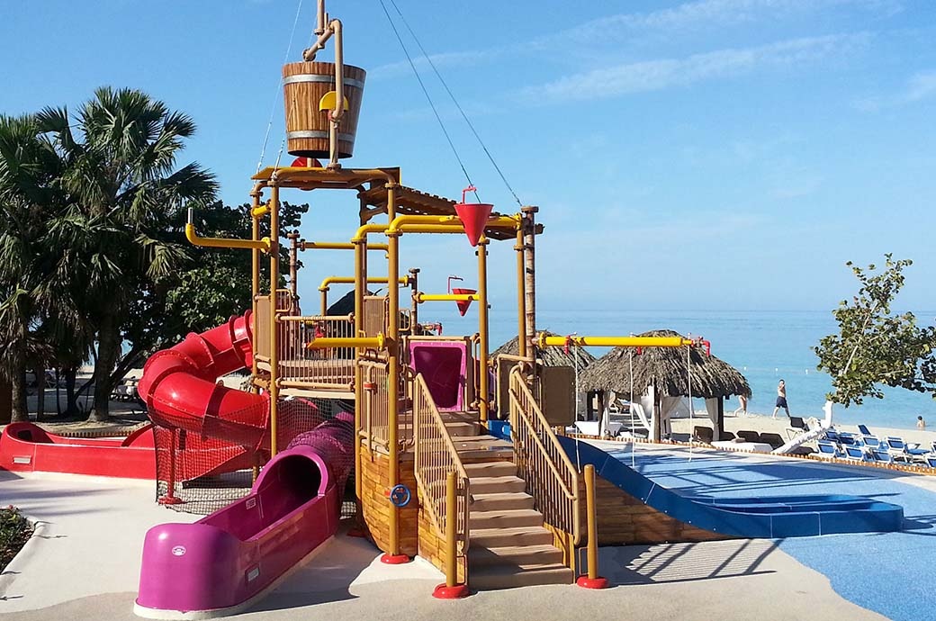 AquaPlay AP550 Water Play Structure Manufacturers - Beaches Negril, Jamaica