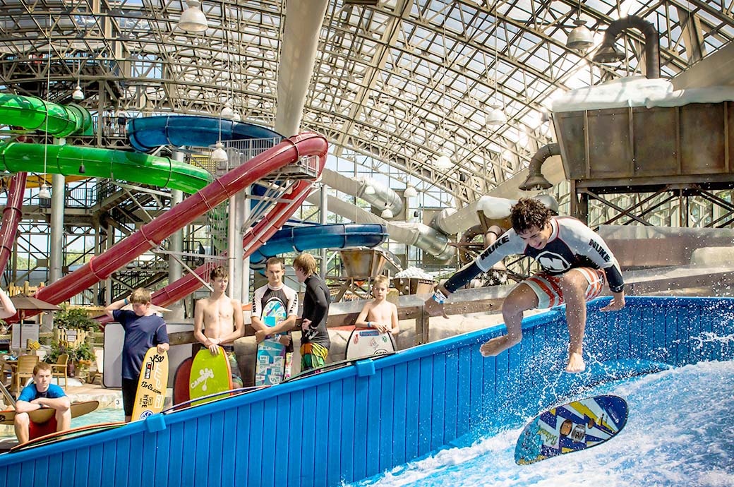 FlowRider Double Surf Machine Jay Peak Resort, VT, USA