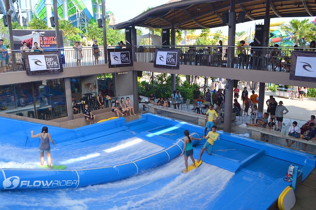 FlowRider Double Surf Simulator - Vana Nava Water Jungle, Hua Hin, Thailand