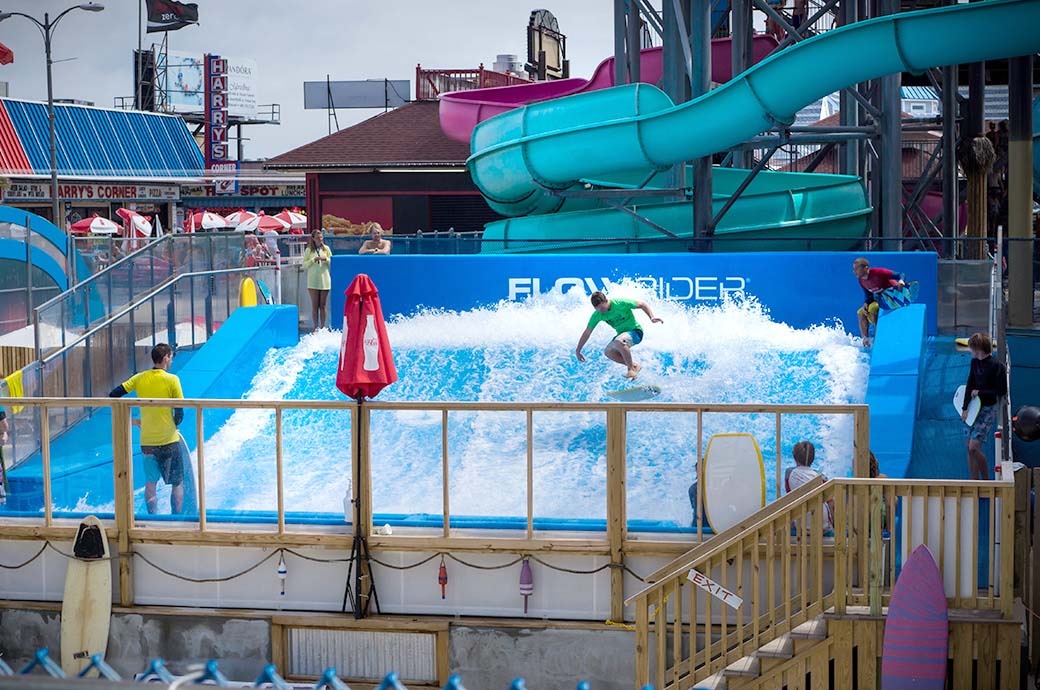 FlowRider Wave-in-a-Box Double Surf Machine - Wildwood, NJ, USA