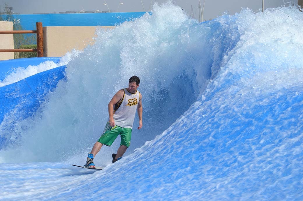 FlowBarrel Ten Double Surf Simulator - Yas Waterworld, Abu Dhabi, UAE