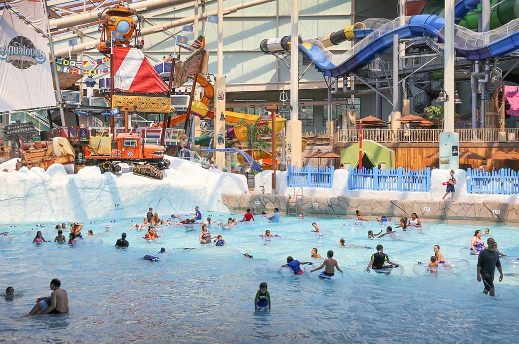 Children Wave Pool Company - Camelback Lodge and Aquatopia Indoor Waterpark, PA, USA
