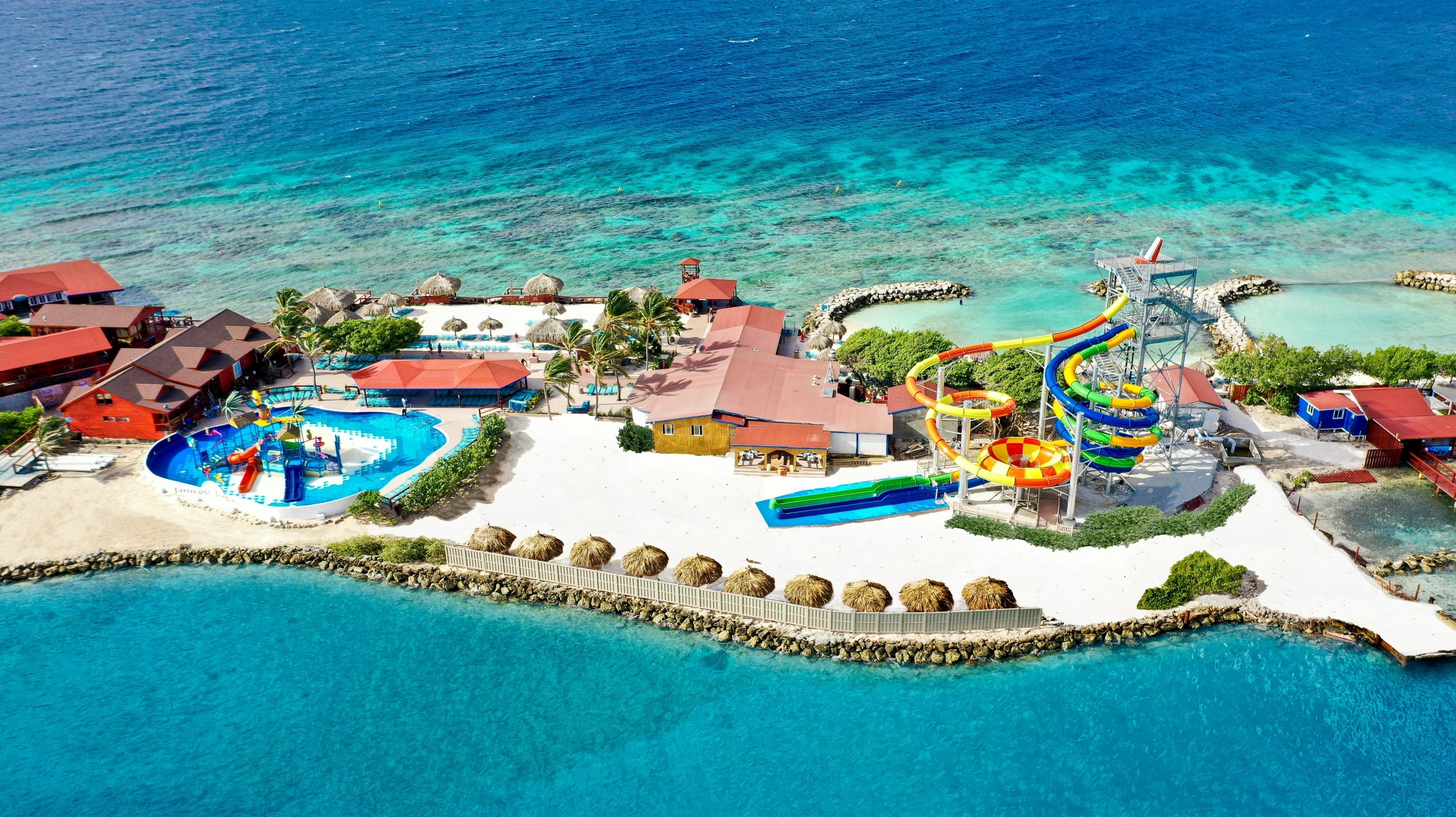 Overview, De Palm Island Water Park, Aruba