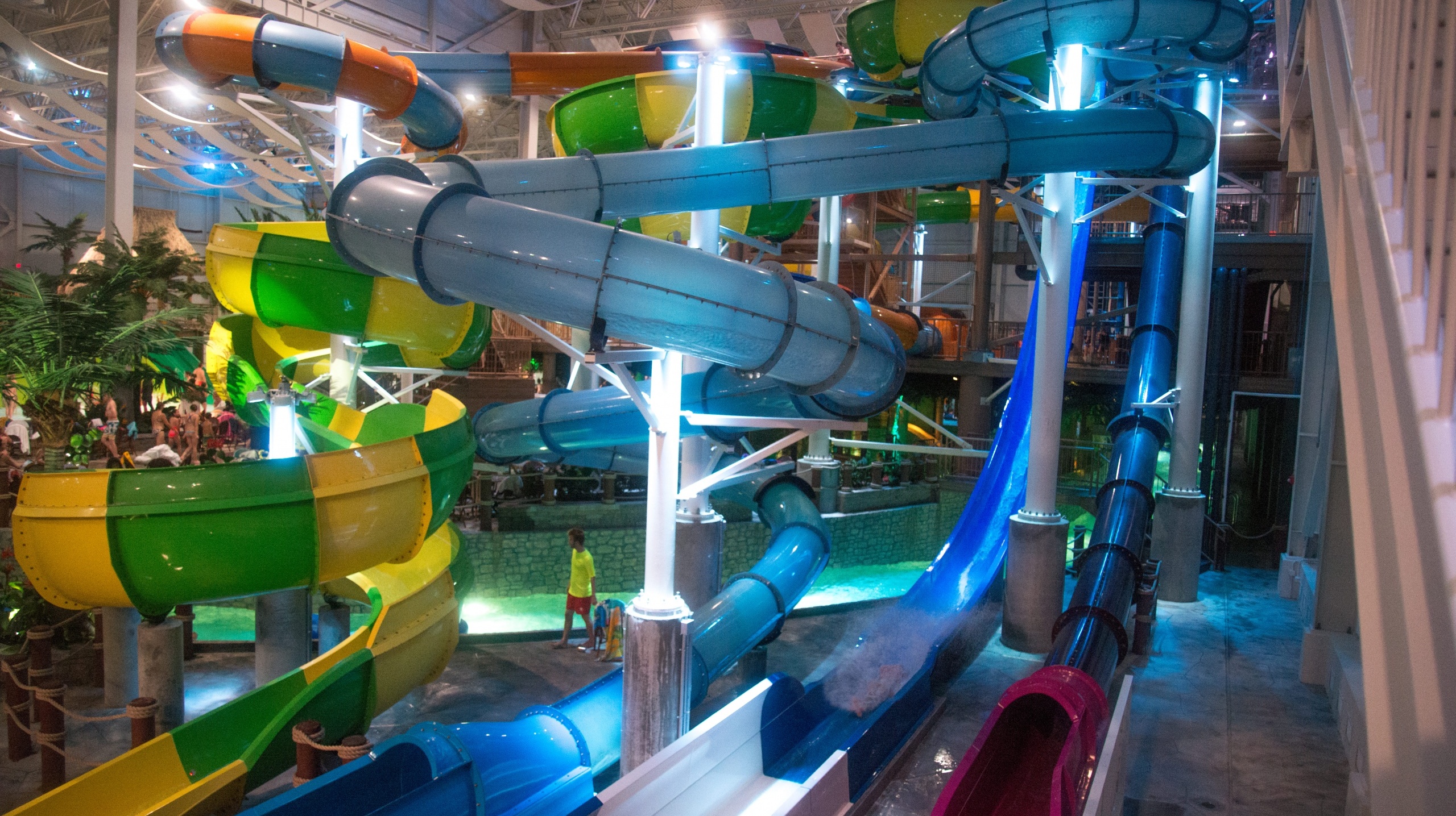 Slide Tower, Valcartier Water Park, Quebec, Canada