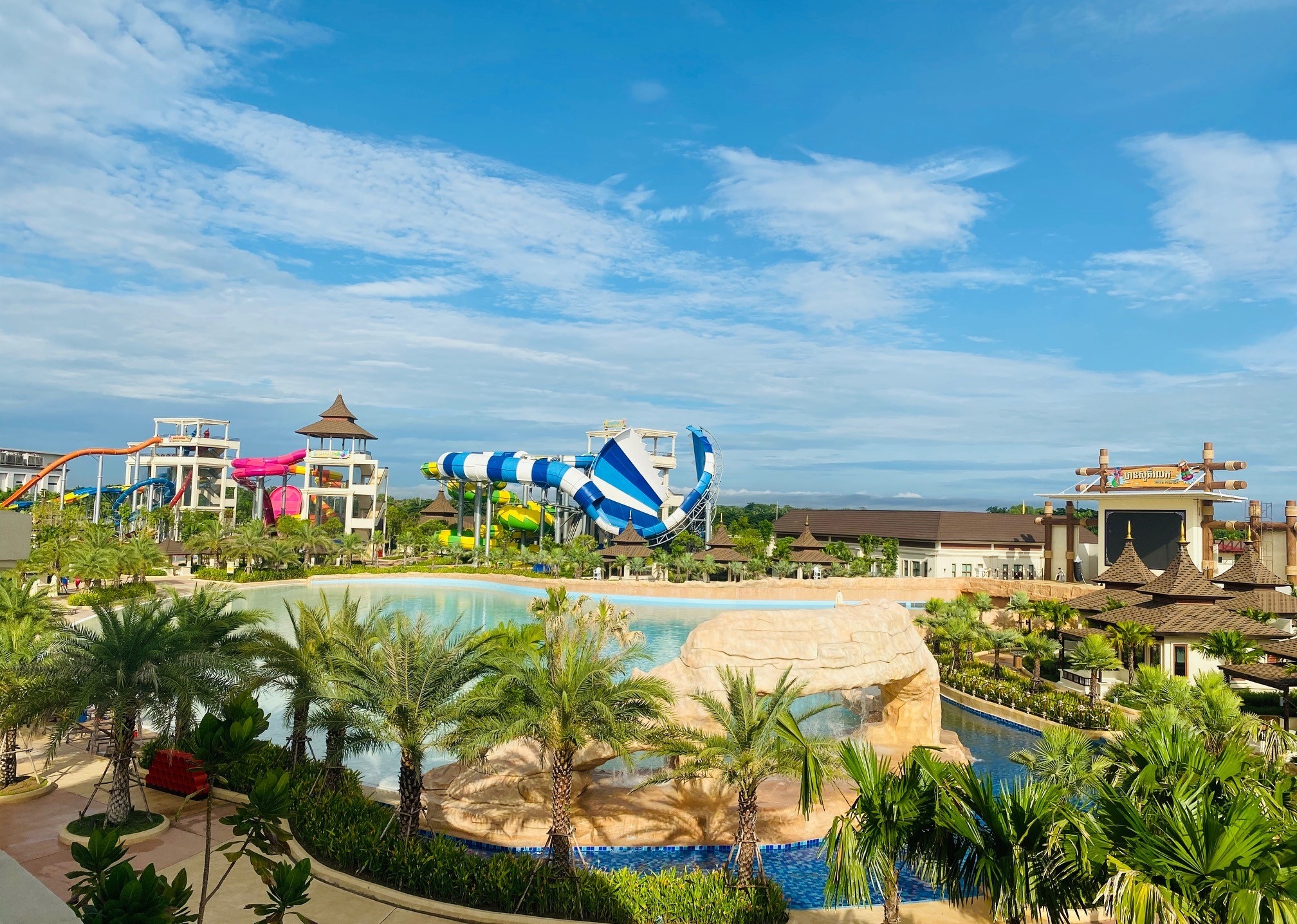 Park Overview, Garden City Waterpark, Cambodia