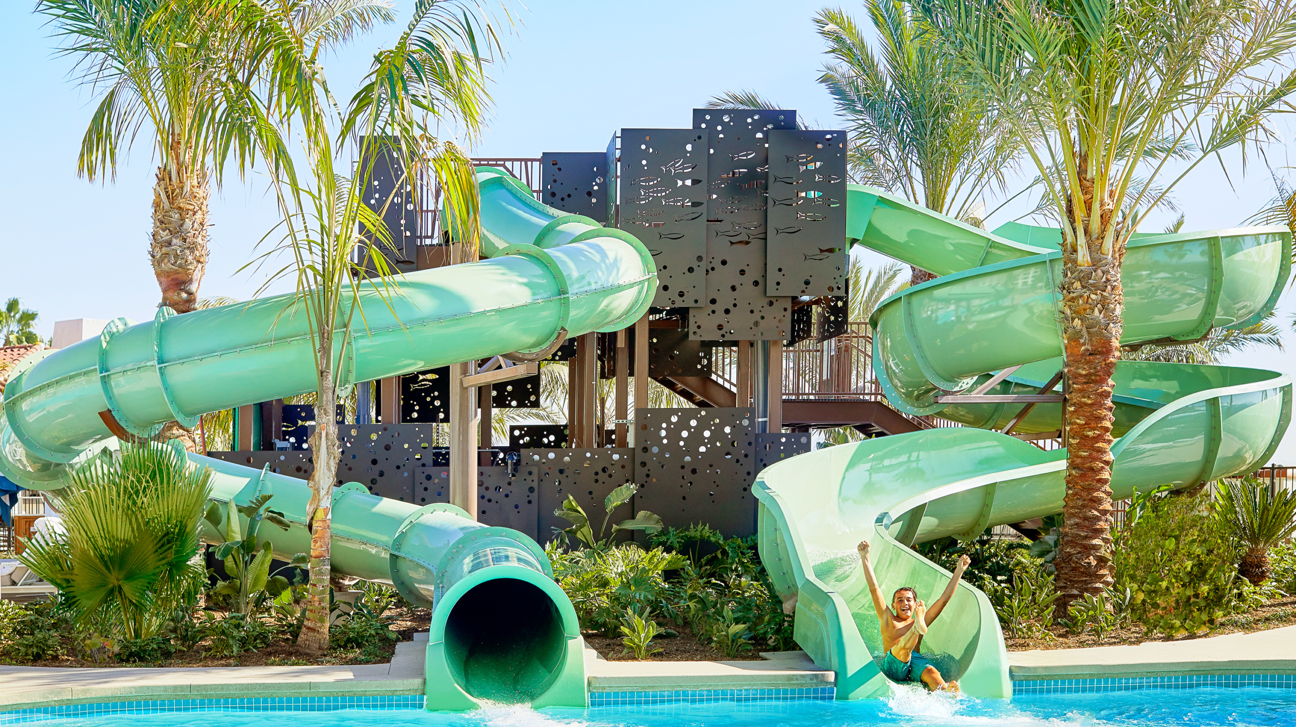 AquaTube and Pool Sider Tower, Park Hyatt Aviara Resort, Carlsbad, USA