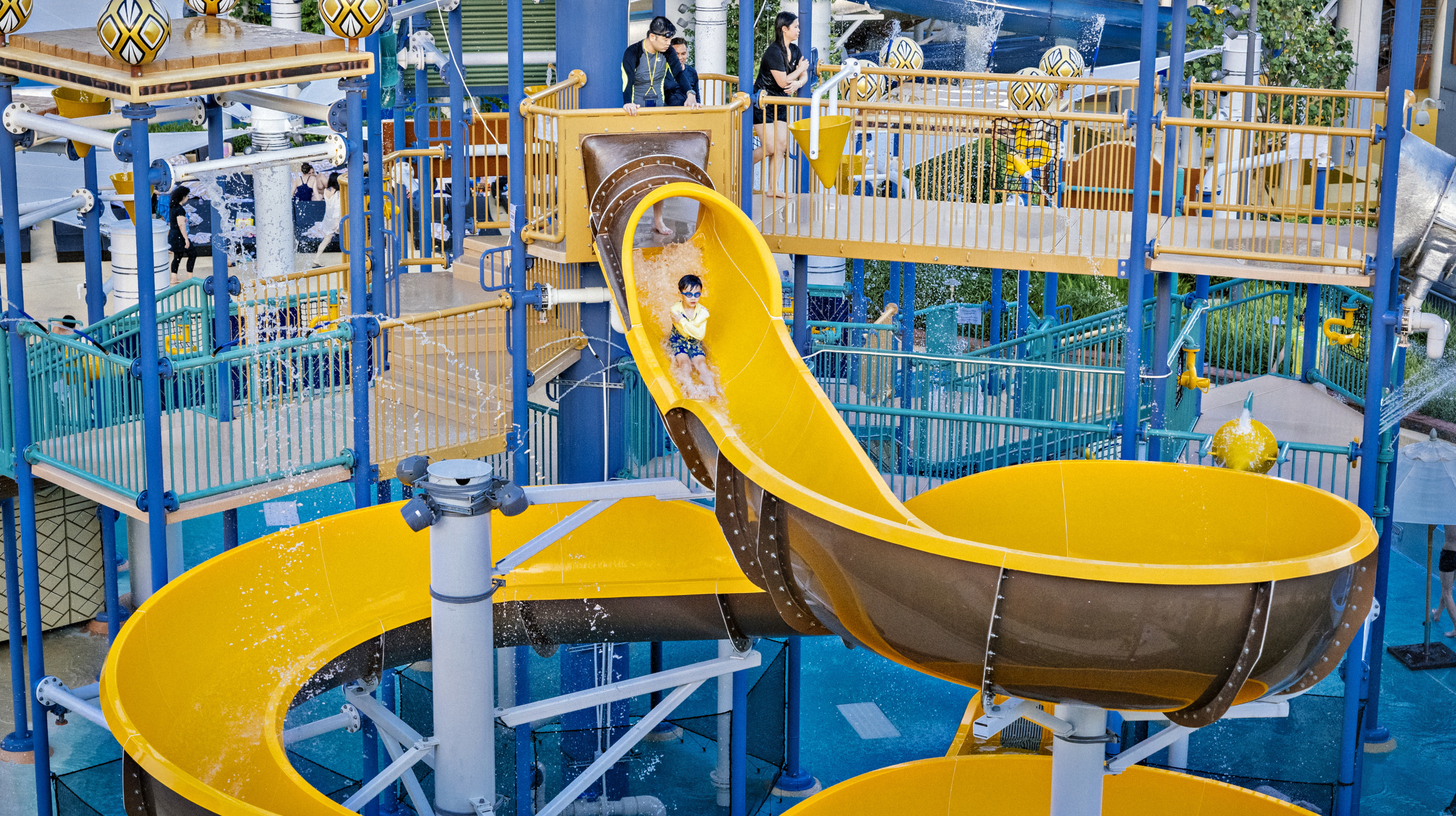 Mini Body Slide, Studio City Water Park, Macau, China