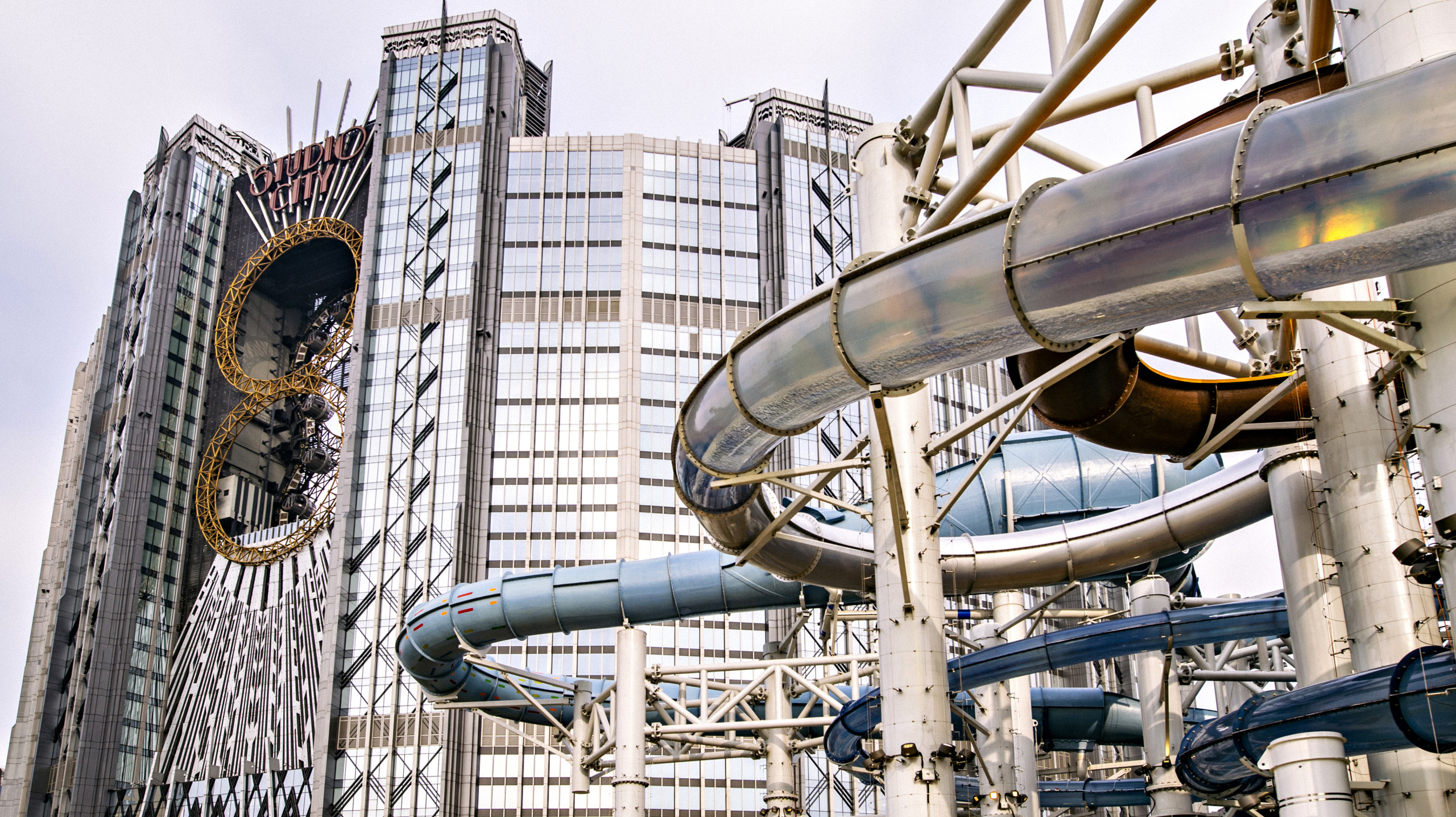 Open & Enclosed, Studio City Water Park, Macau, China