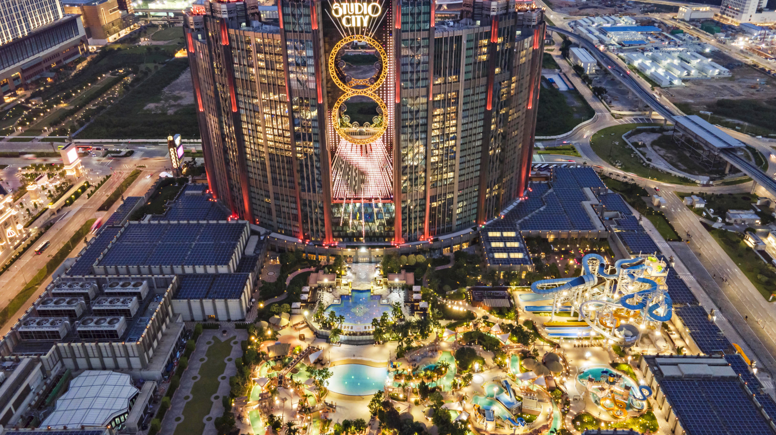 Studio City Water Park View by best Water Park designer and manufacturer - WhiteWater West, Macau, Asia Pacific