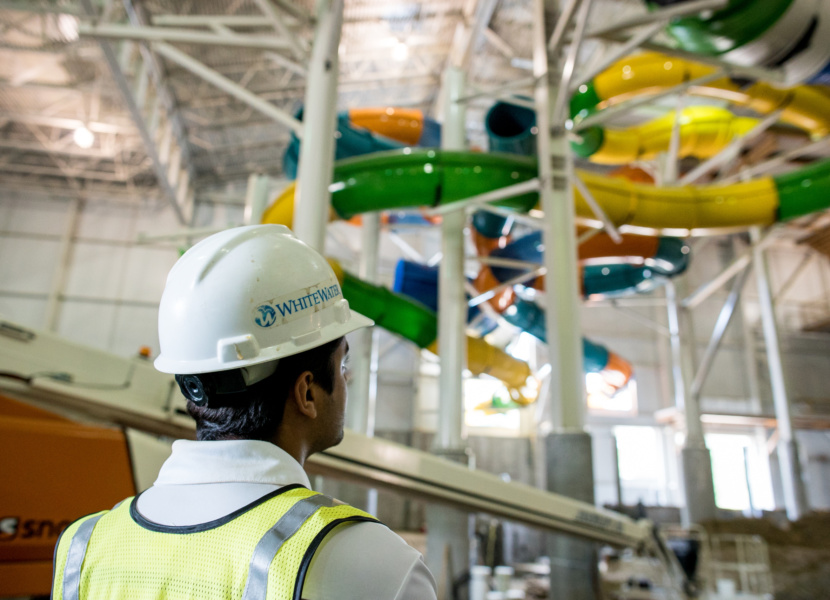 Water slide installation