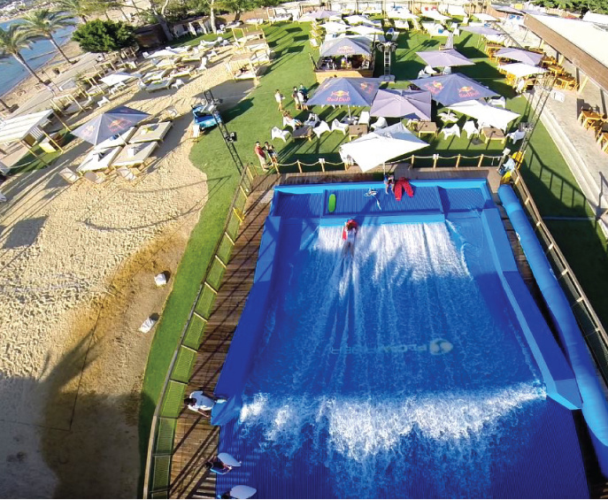 FlowRider Double, Surf House Ibiza, Spain