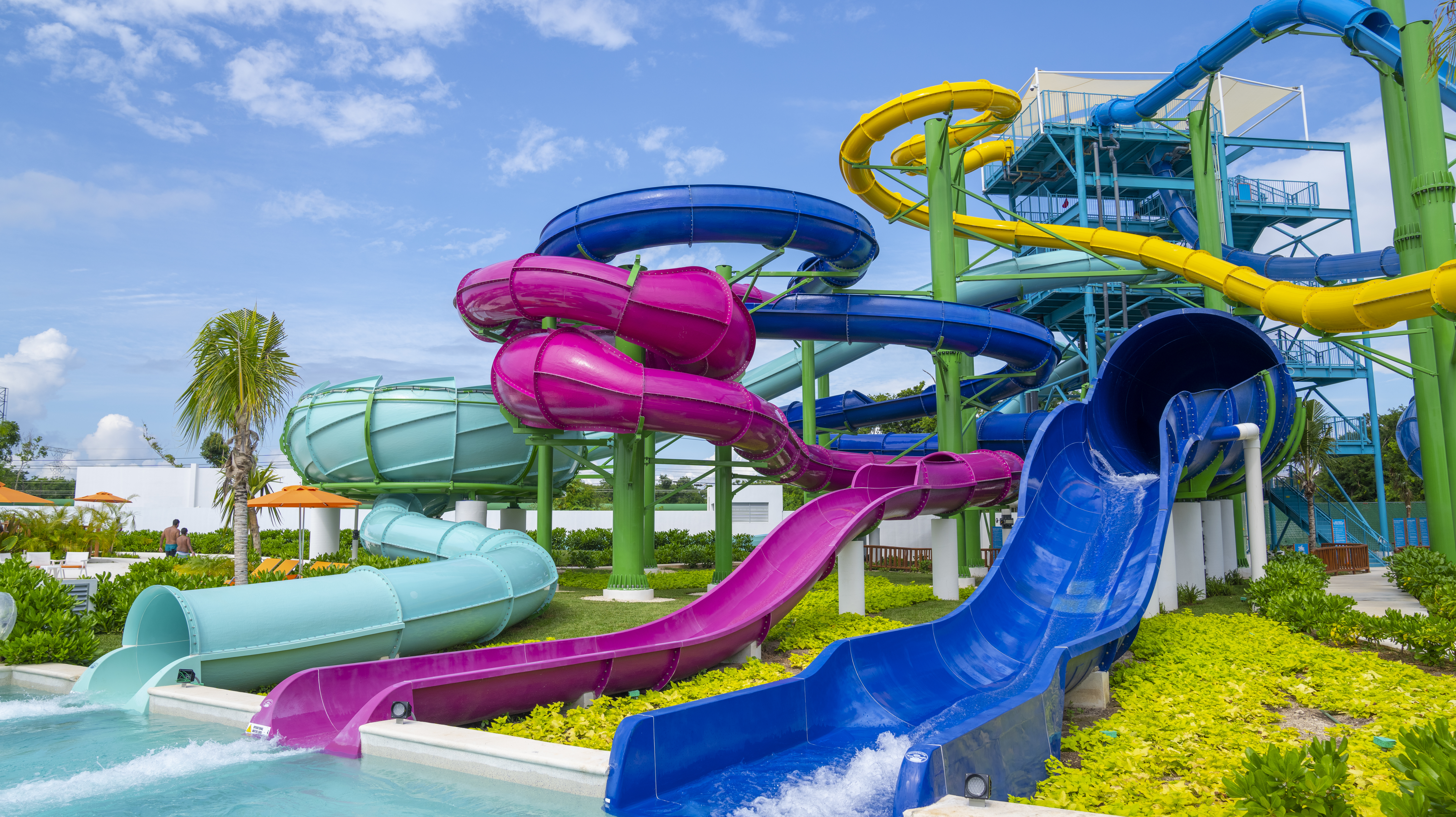 Slide Tower, AquaNick at Nickelodeon Hotel and Resort, Cancun, Mexico