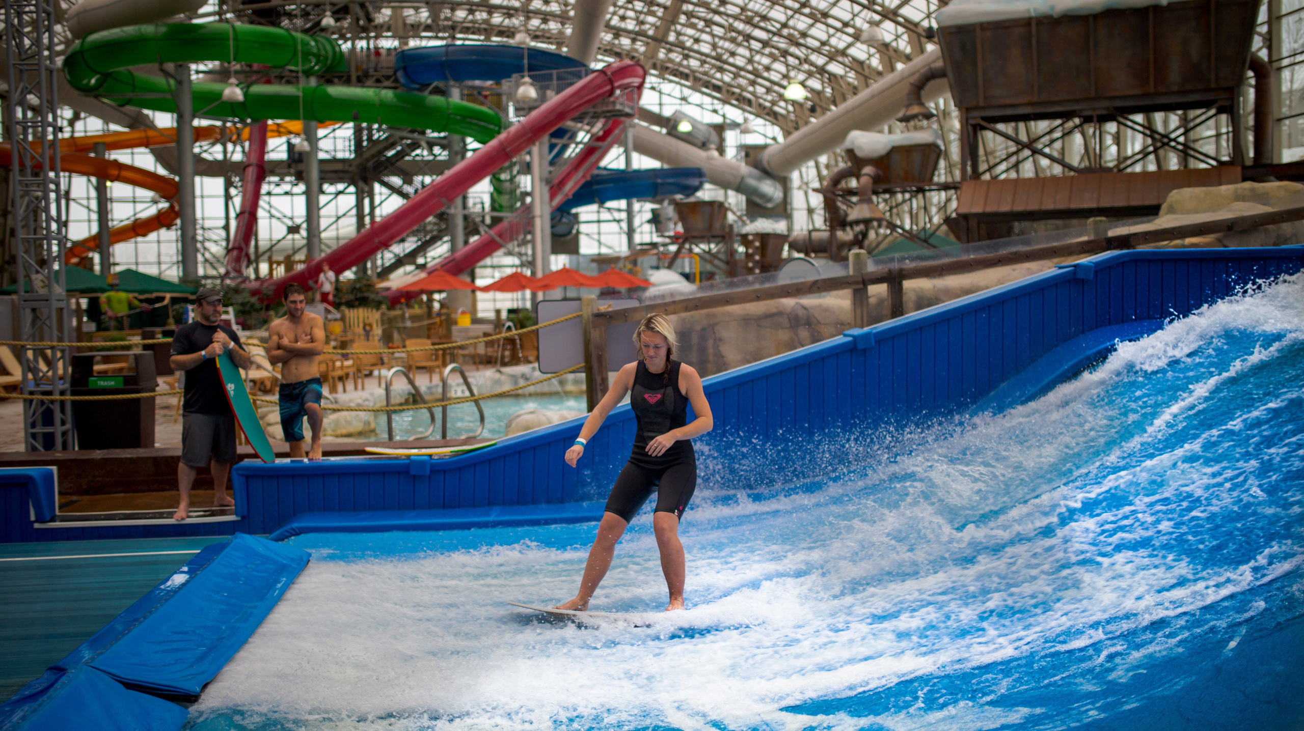 FlowRider Double in Indoor Water Park
