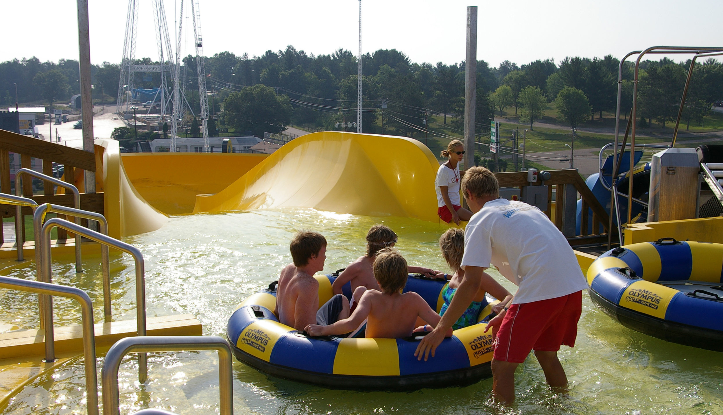 Family Raft Ride, Mt.Olympus, Wisconsin Dells, USA