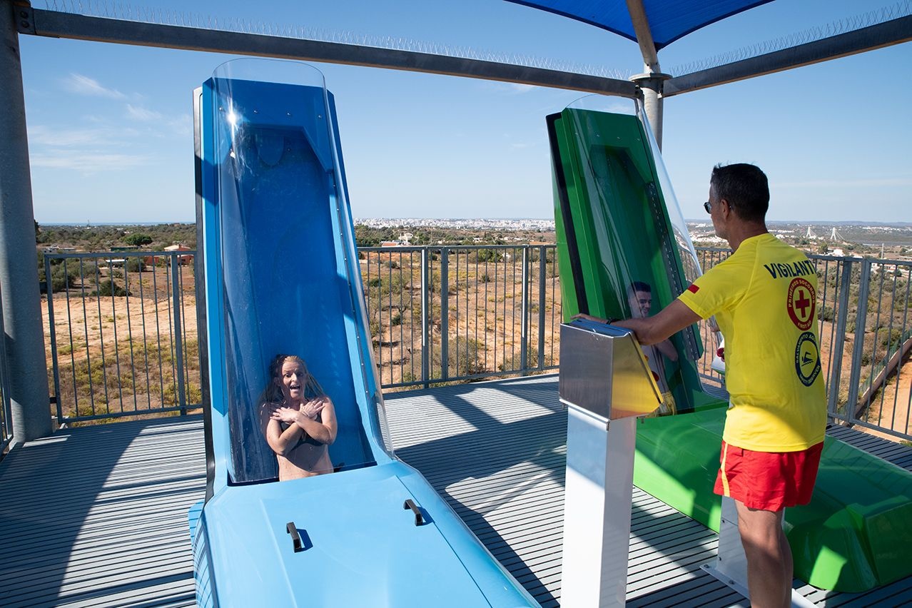 Flatline Loop, Slide & Splash Water Park, Portugal