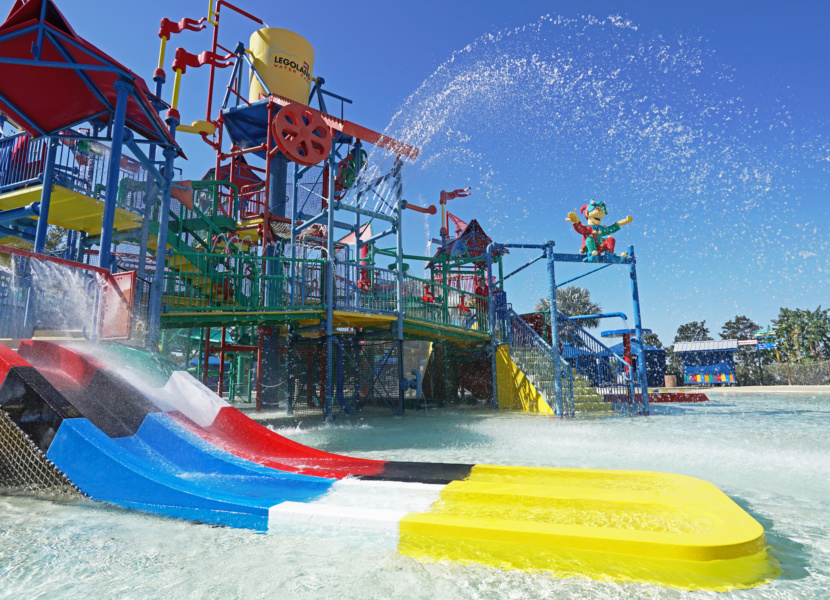 Aquatic play structure refurbished