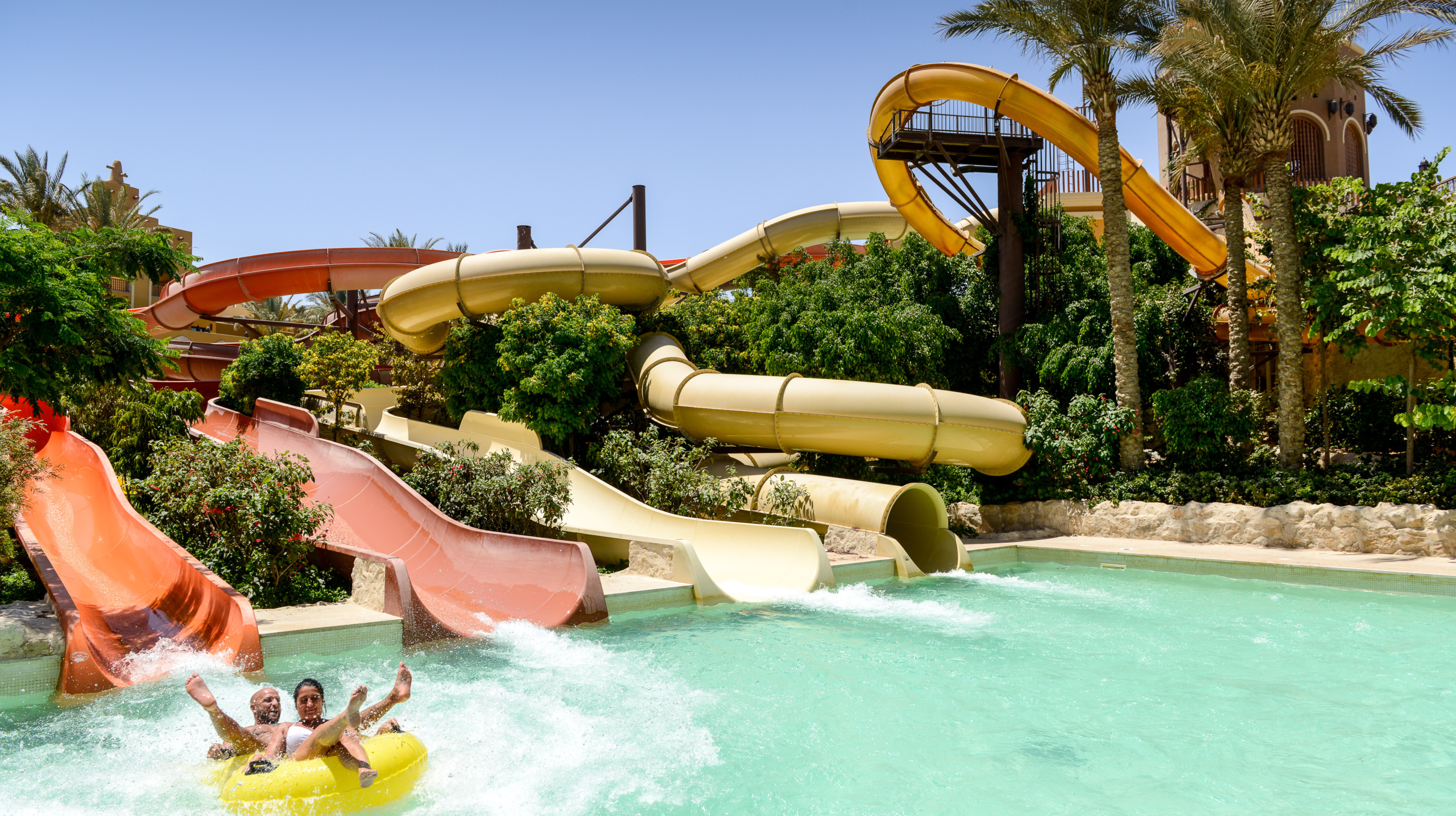 Inner Tube Slides, Grand Waterworld Makadi, Egypt