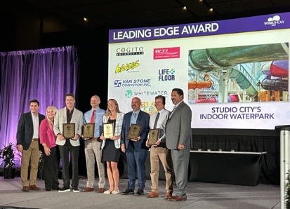 Leading Edge Award stage recipients Studio City Water Park Indoor