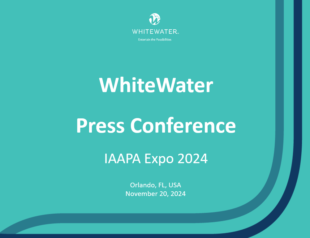 WhiteWater IAAPA Expo Press Conference 2024