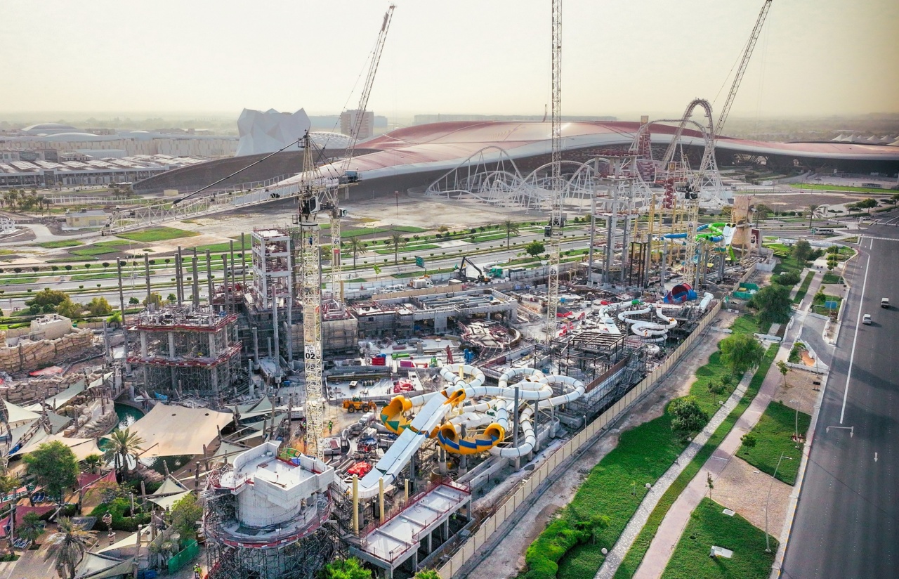 water park under construction