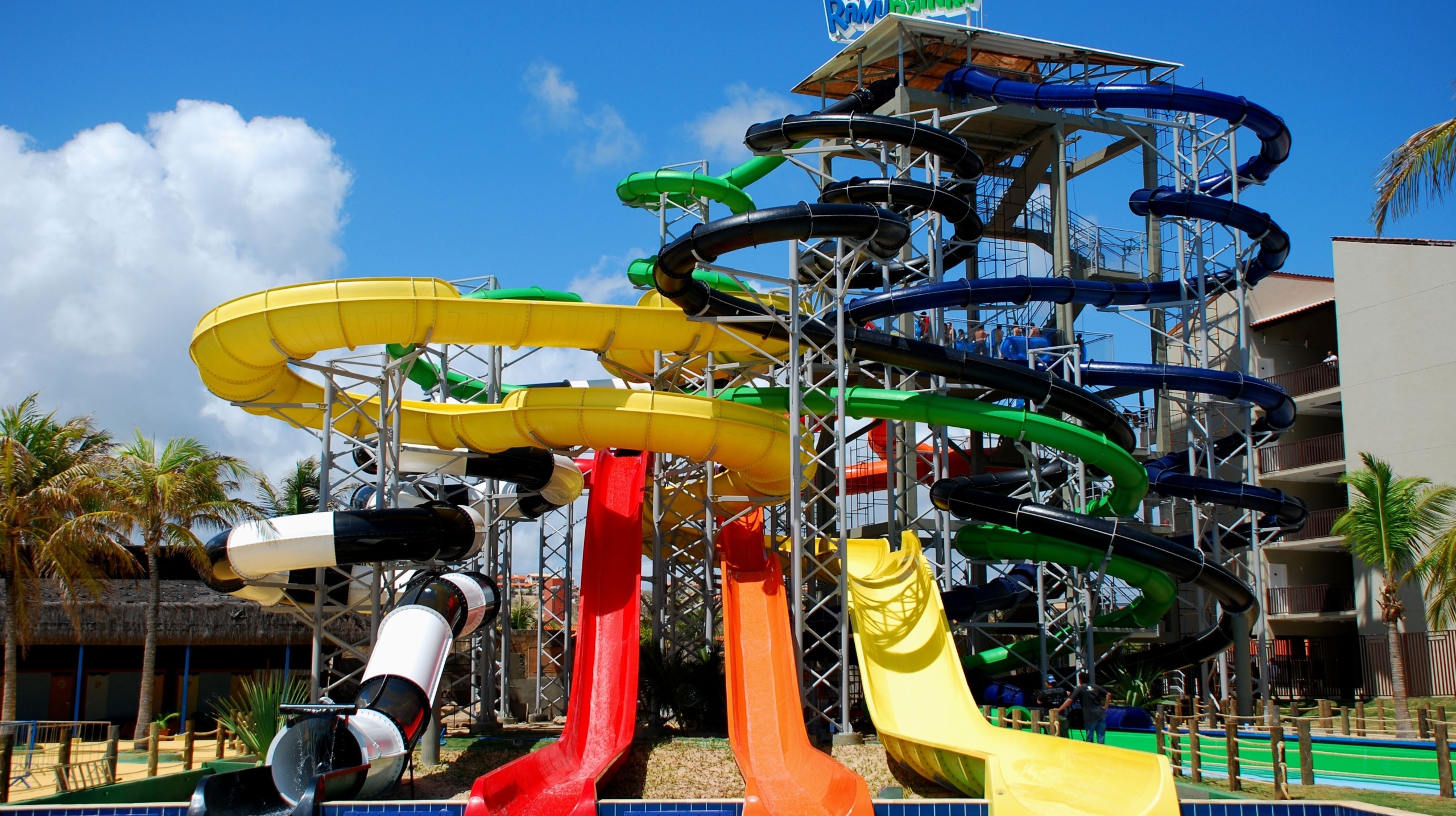 Water Slide Tower, Beach Park, Aquiraz, Brazil